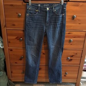 EUC J Crew 9” Vintage Slim Straight Jeans!